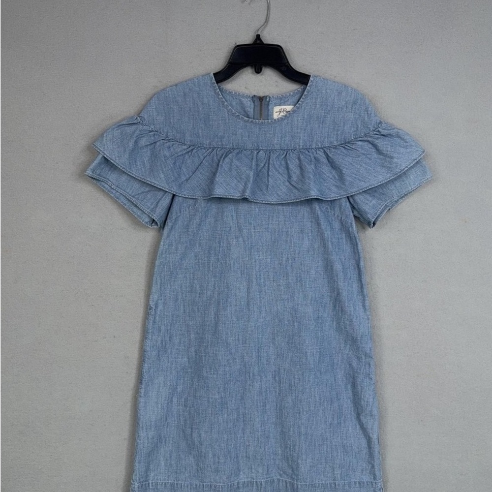 J. Crew Blue Midi Dress